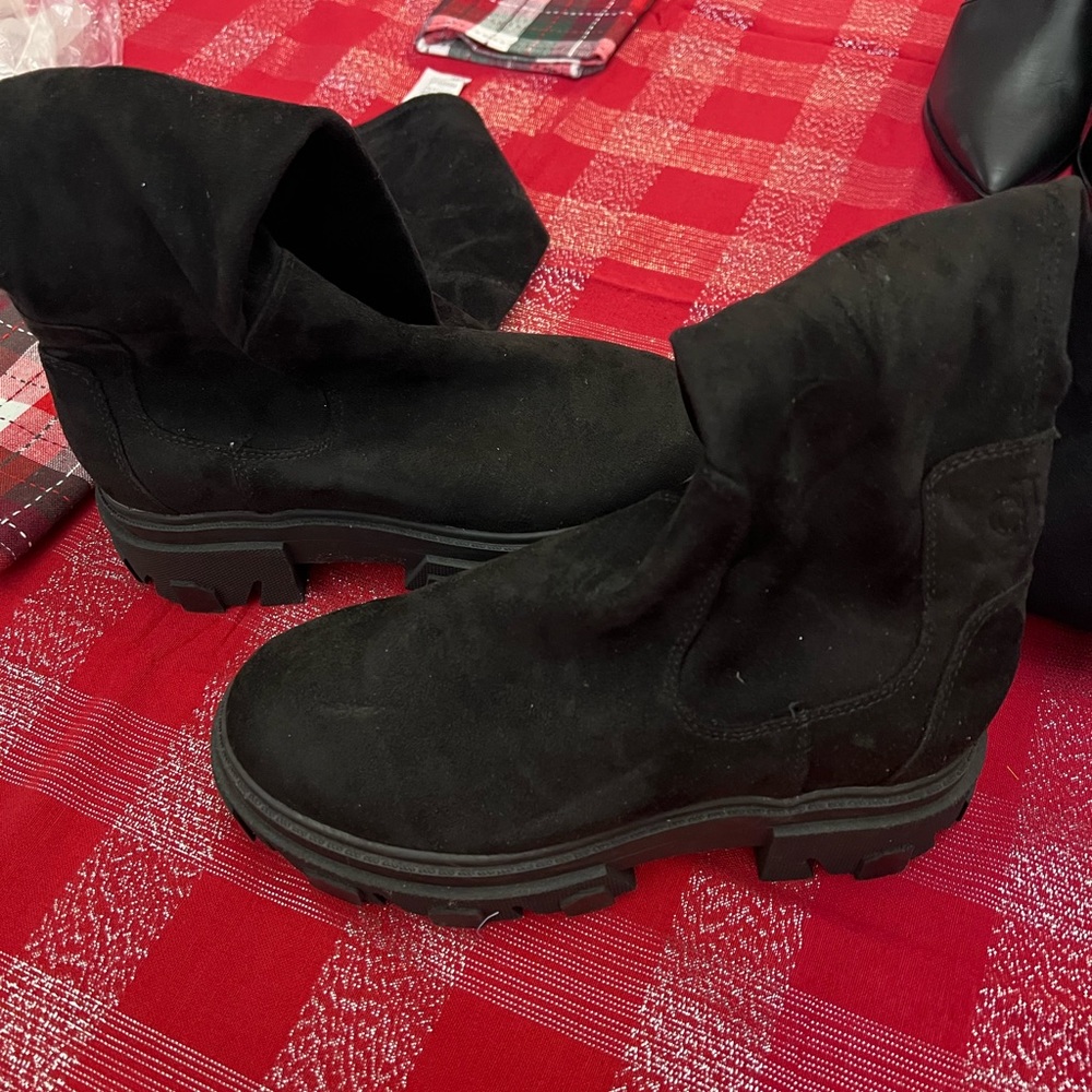 Calvin Klein Suede Knee High Boots 5.5